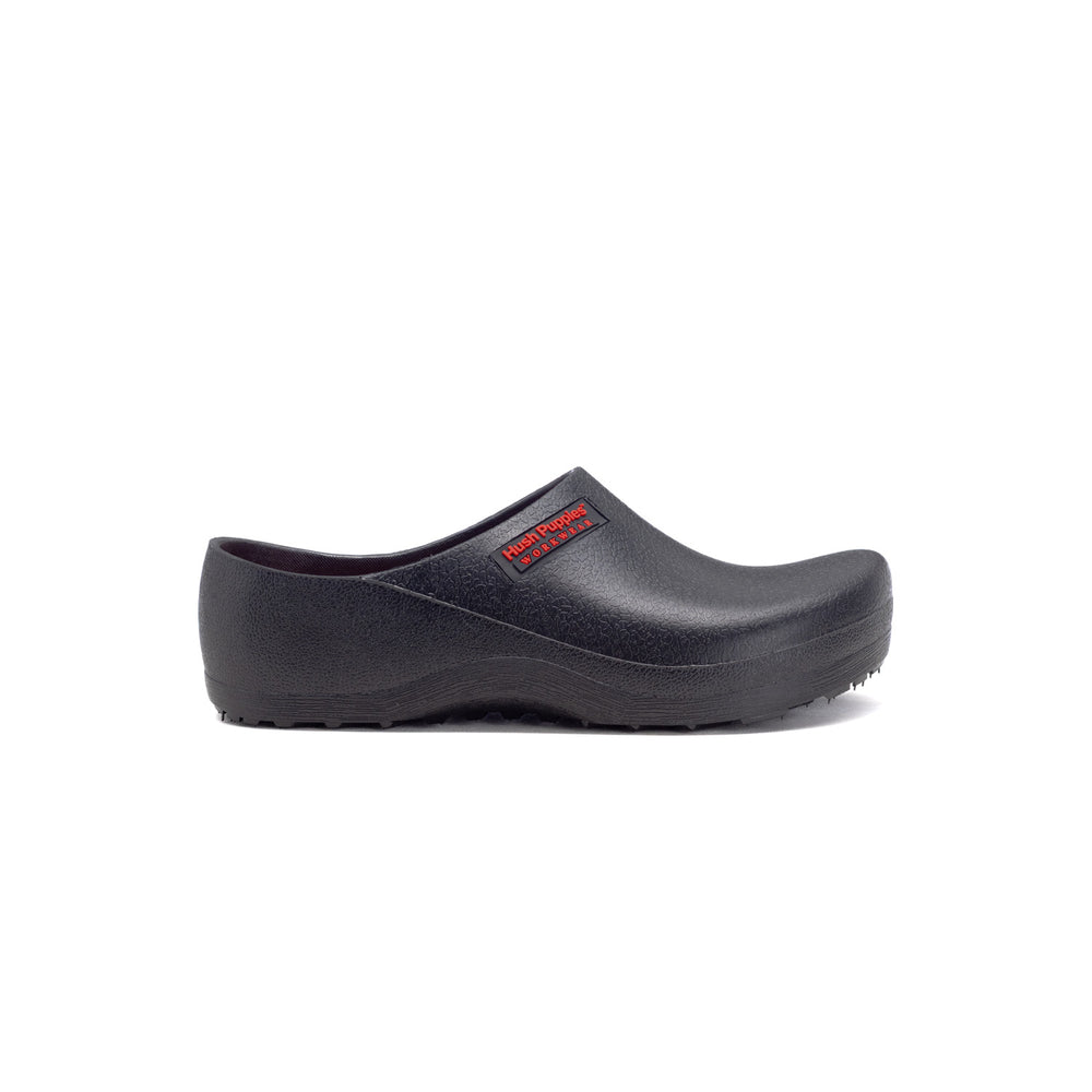 Hush Puppies - Workwear Clog - Black