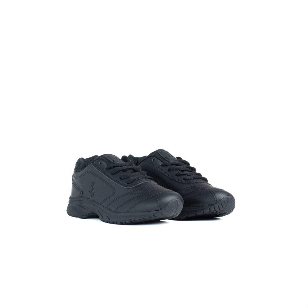 Hush Puppies -Ace Lace Up Youths -Black