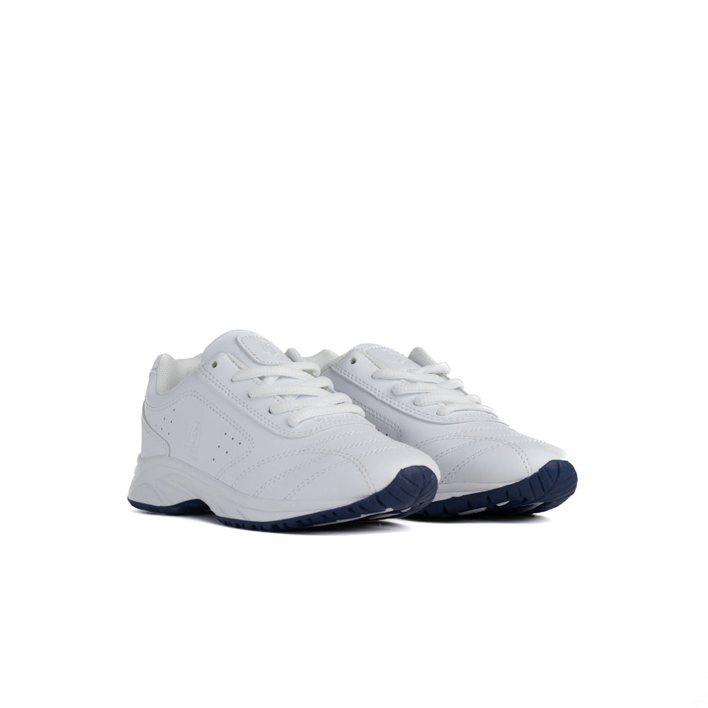 Hush Puppies -Ace Lace Up Youths -White