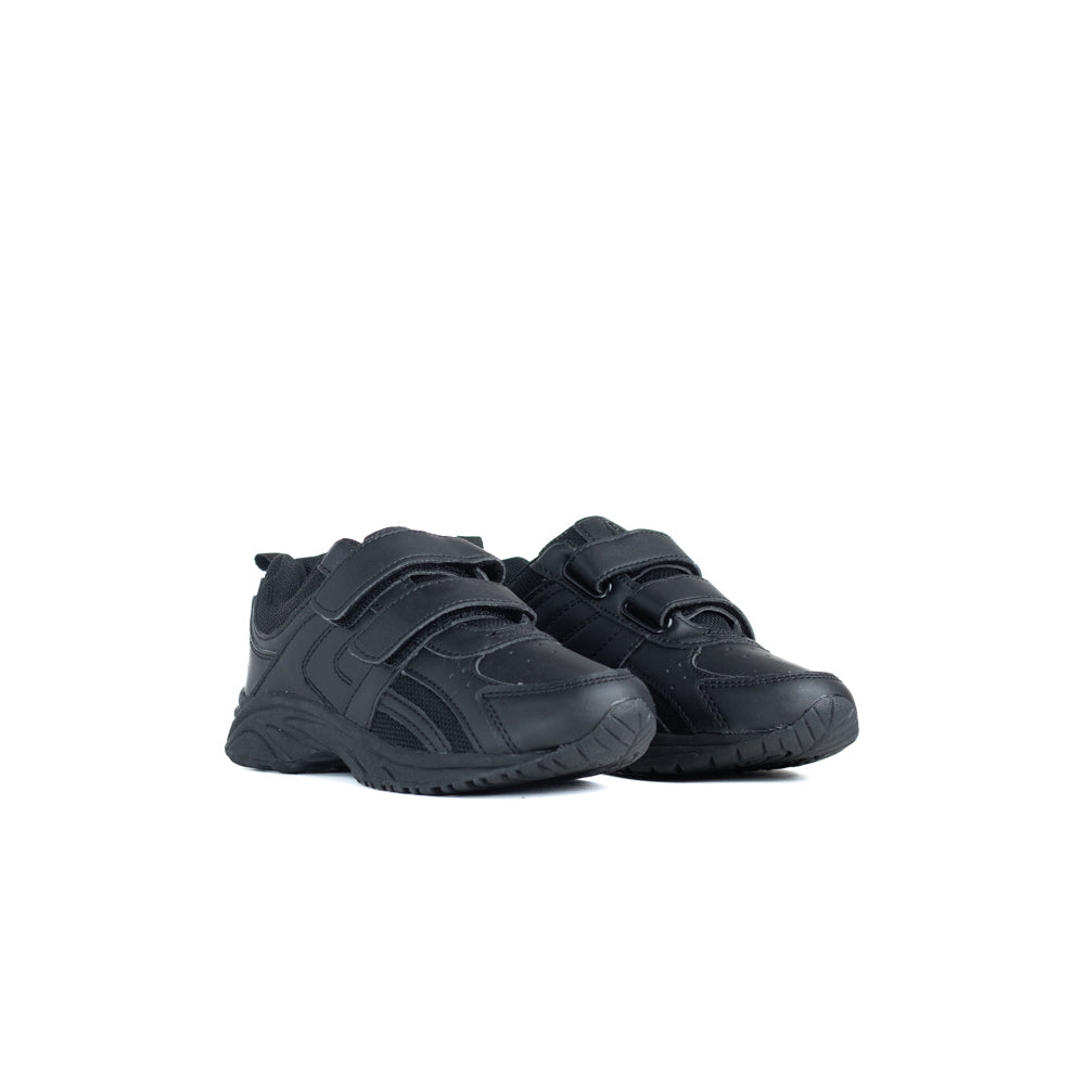 Hush Puppies -Deuce Youth Velcro -Black