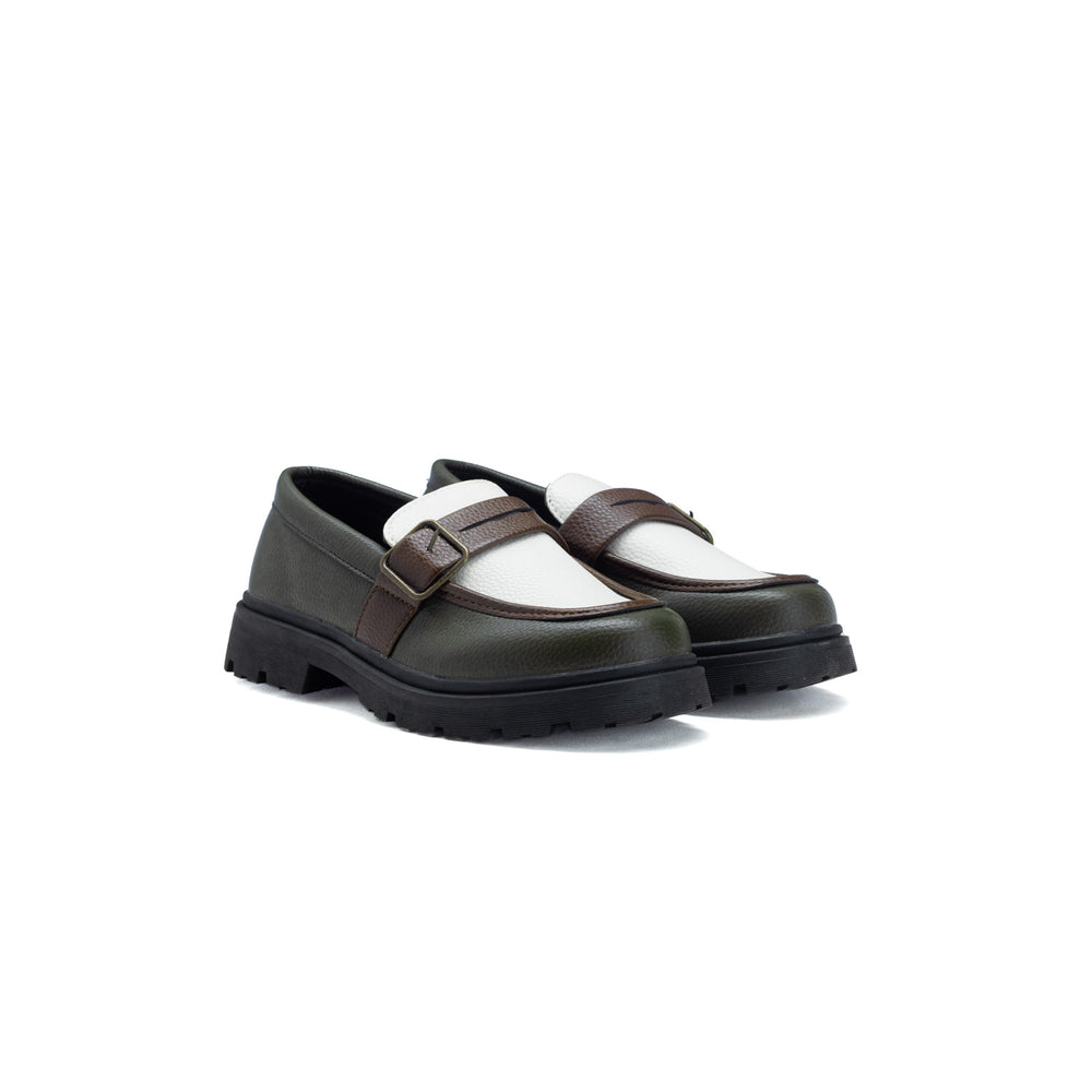 K7 - Monk Strap - Olive/Beige