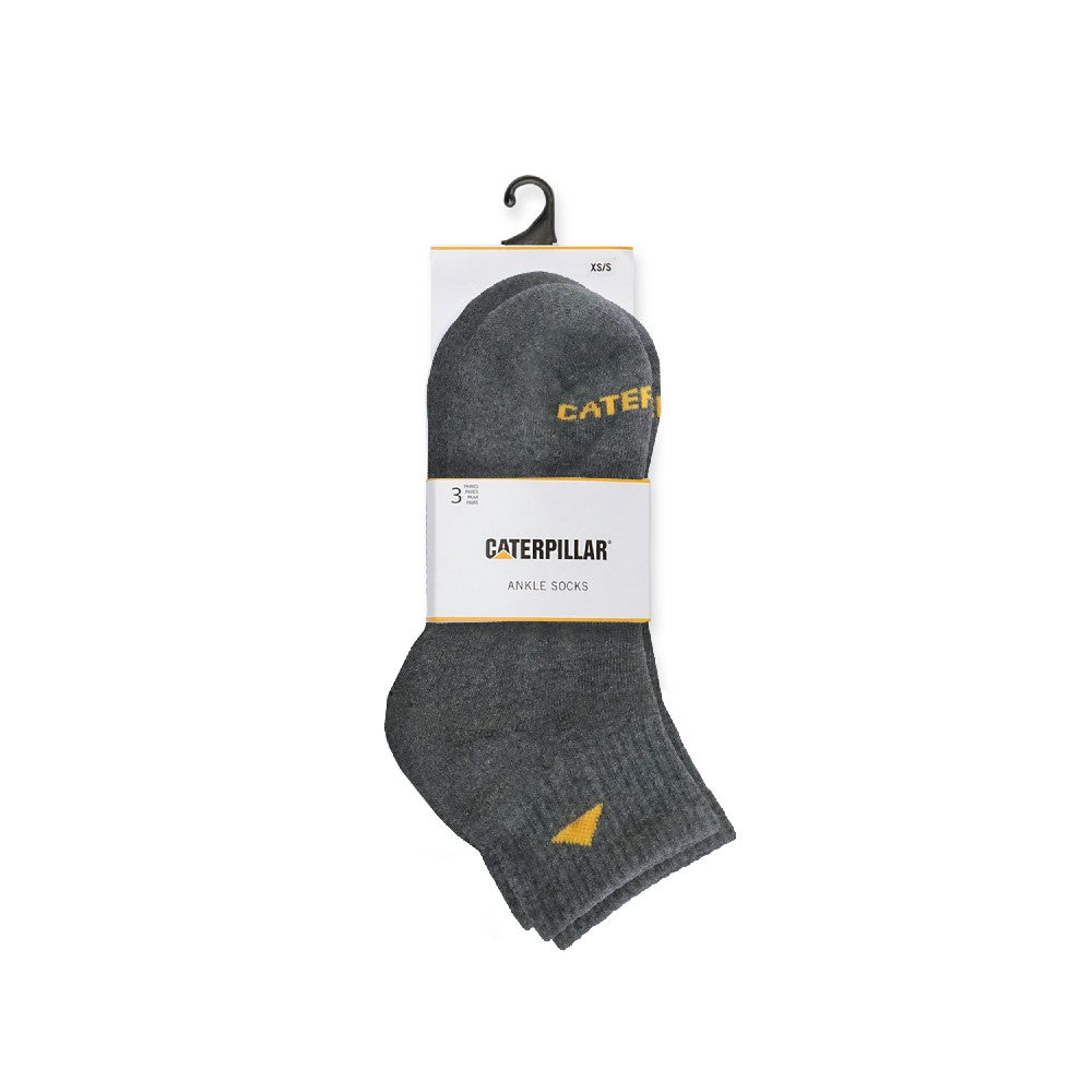Caterpillar - 4110014-3 Basic Ankle 3 Pack - Grey