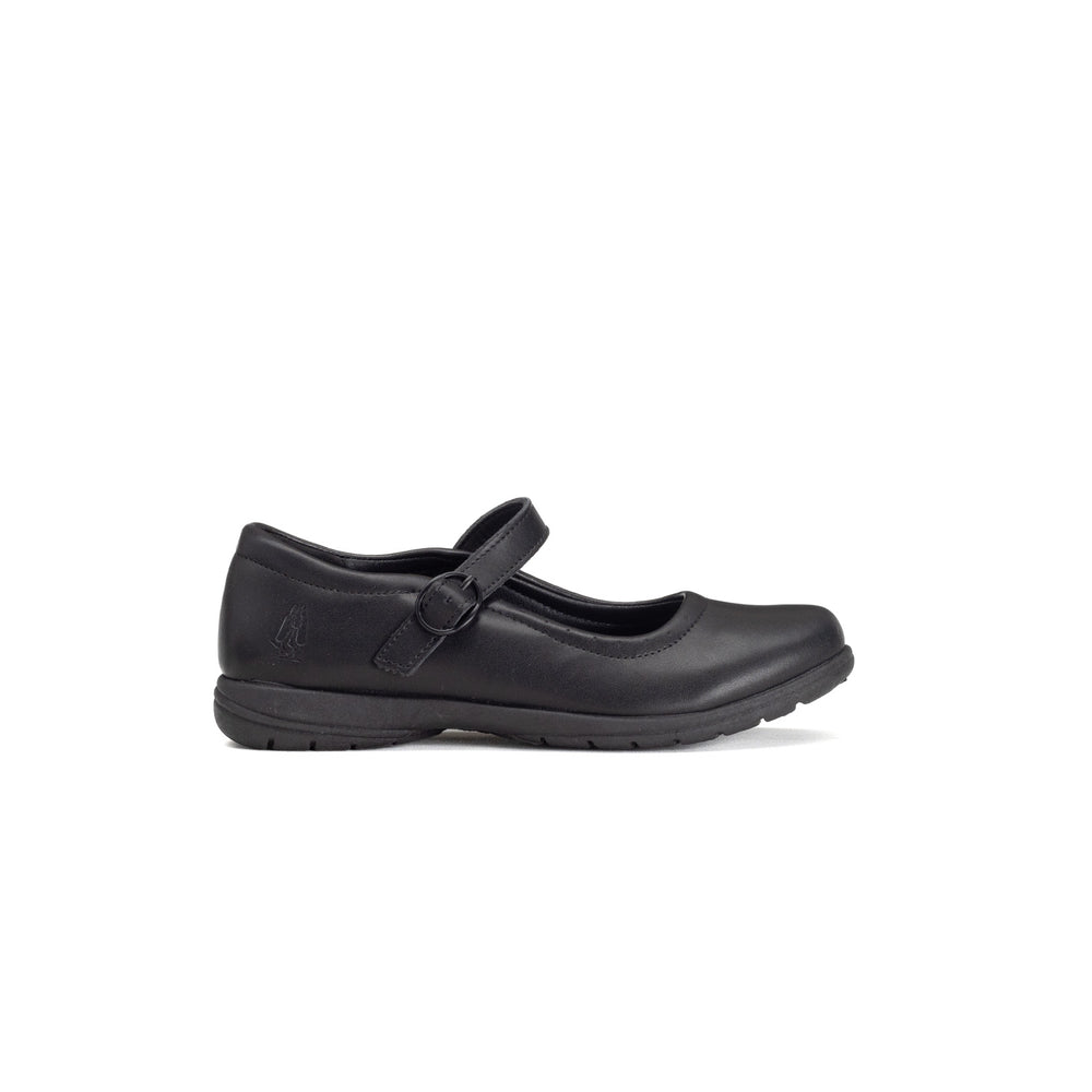 Hush Puppies -Scala Youths Mary Jane -Black