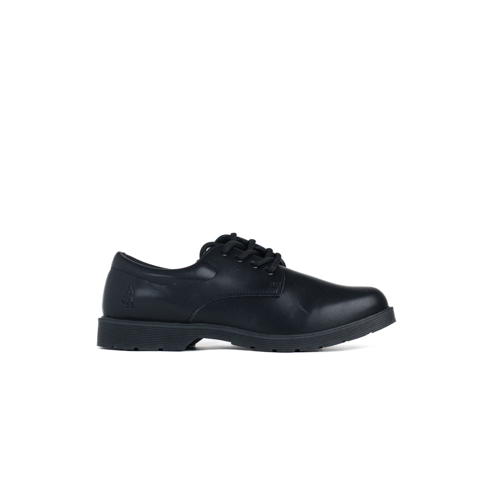 Hush Puppies -Curtis Lace Up Youth -Black