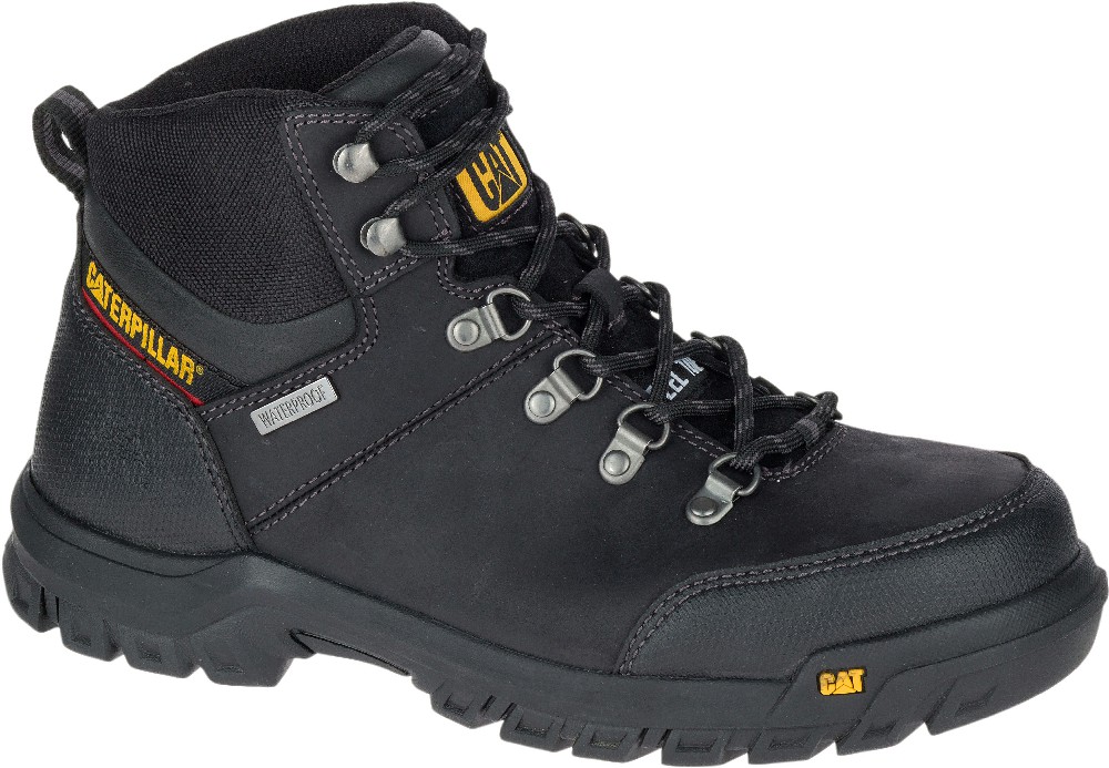 Caterpillar safety shoes without laces best sale